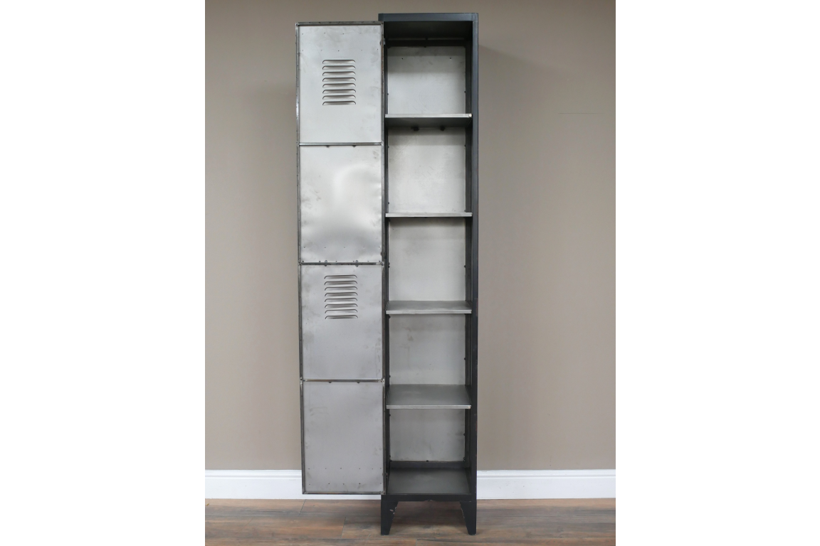 Authentic looking New Industrial School Locker Cabinet Unit