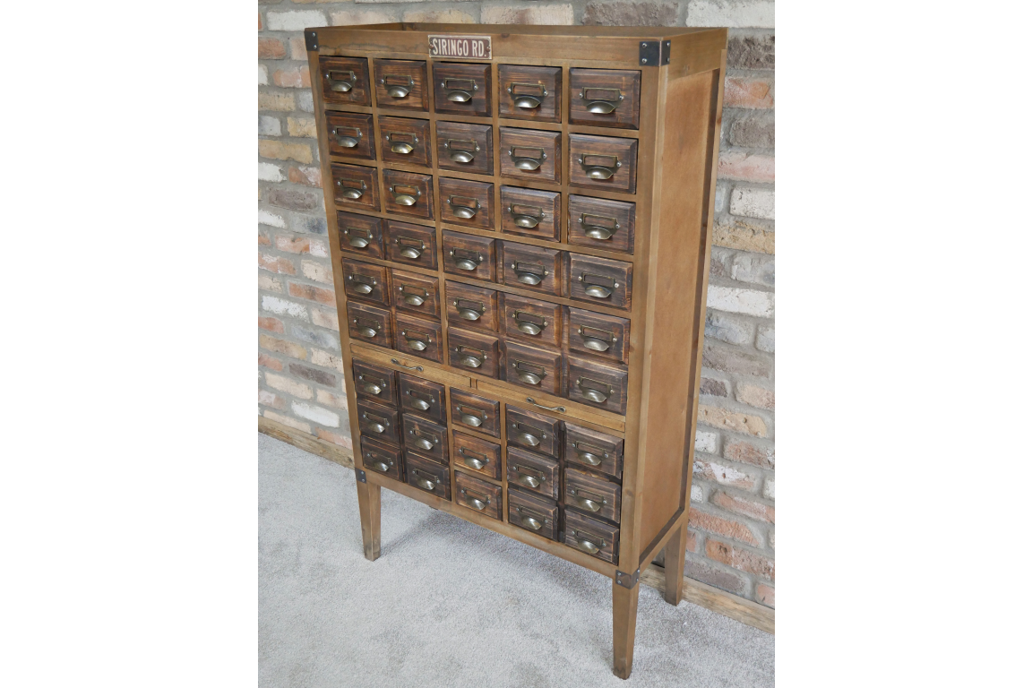 Wooden Vintage Style Multi Drawer crafter / collector Storage Cabinet