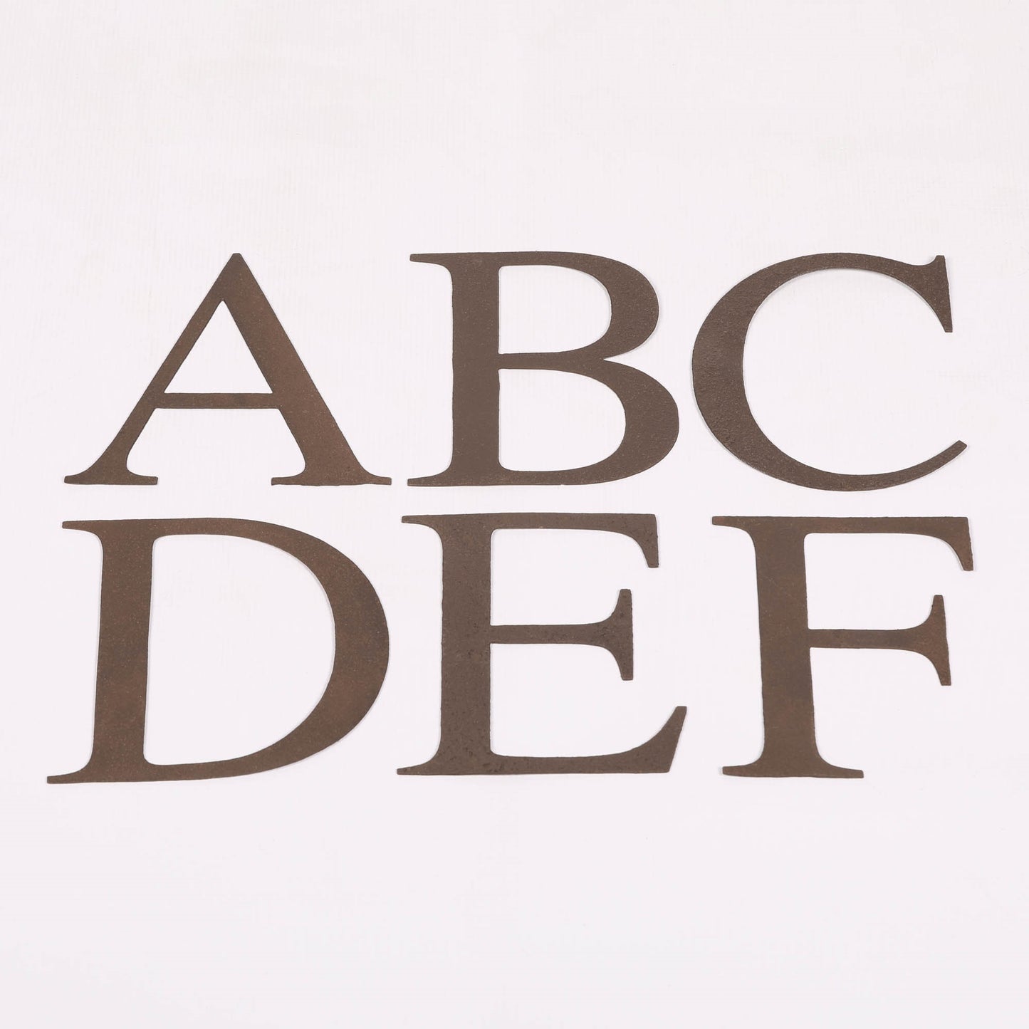 Rustic Vintage Style Rusty Letters