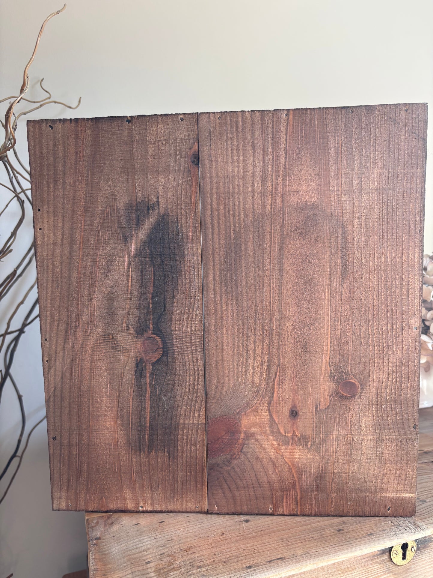 Vintage wooden storage box