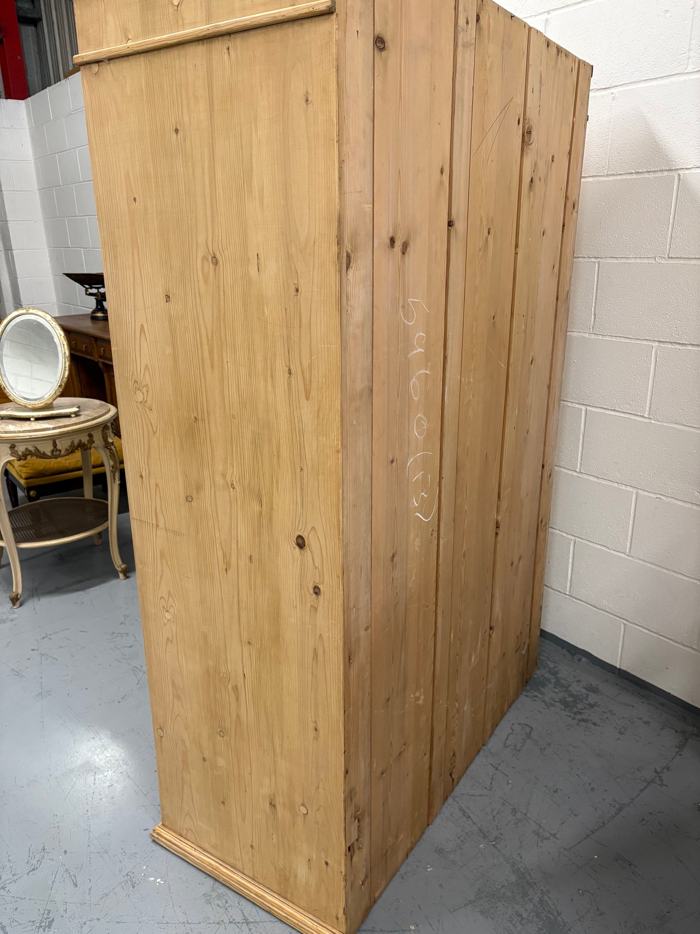 Dutch antique pine triple wardrobe beautiful clean tidy condition