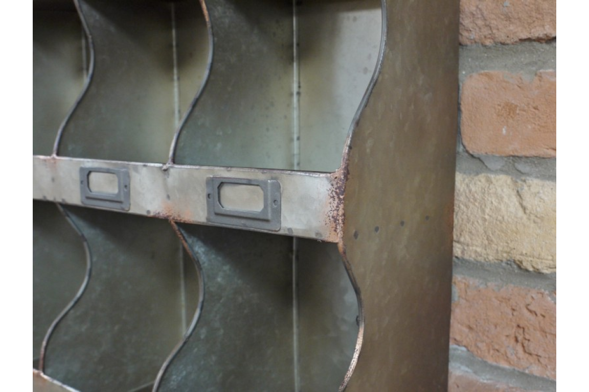 Wall Unit - metal pigeon holes freestanding or wall hung storage
