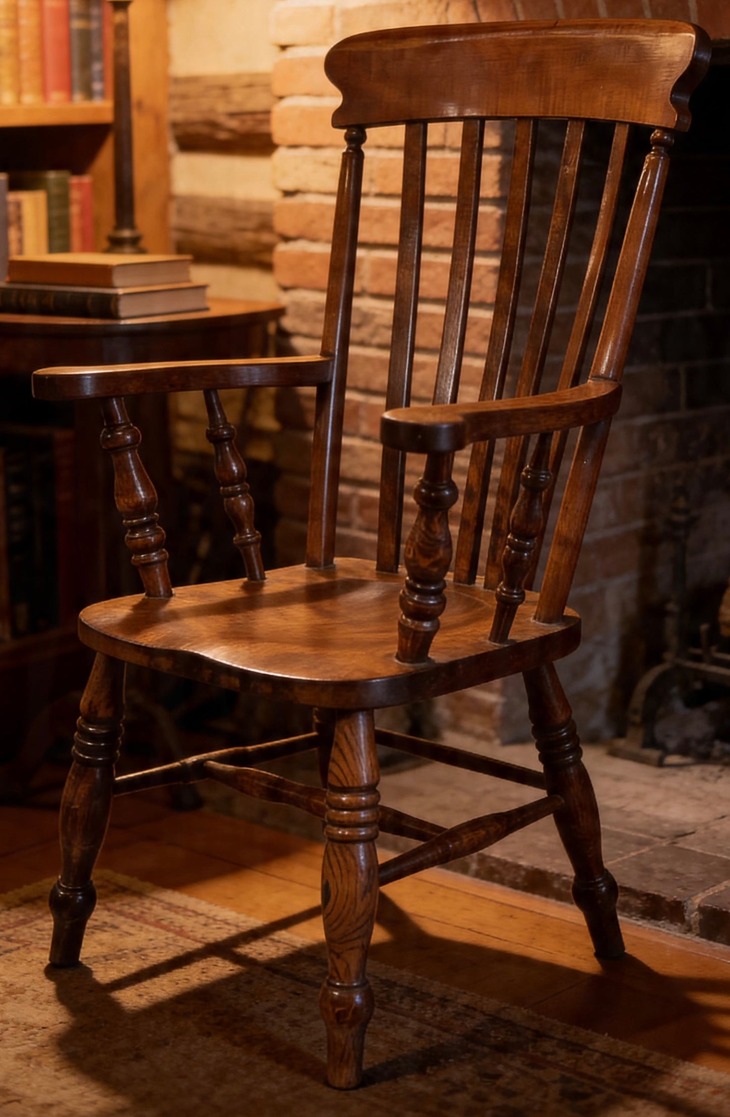 Traditional Beech & Elm Farmhouse Kitchen Chair