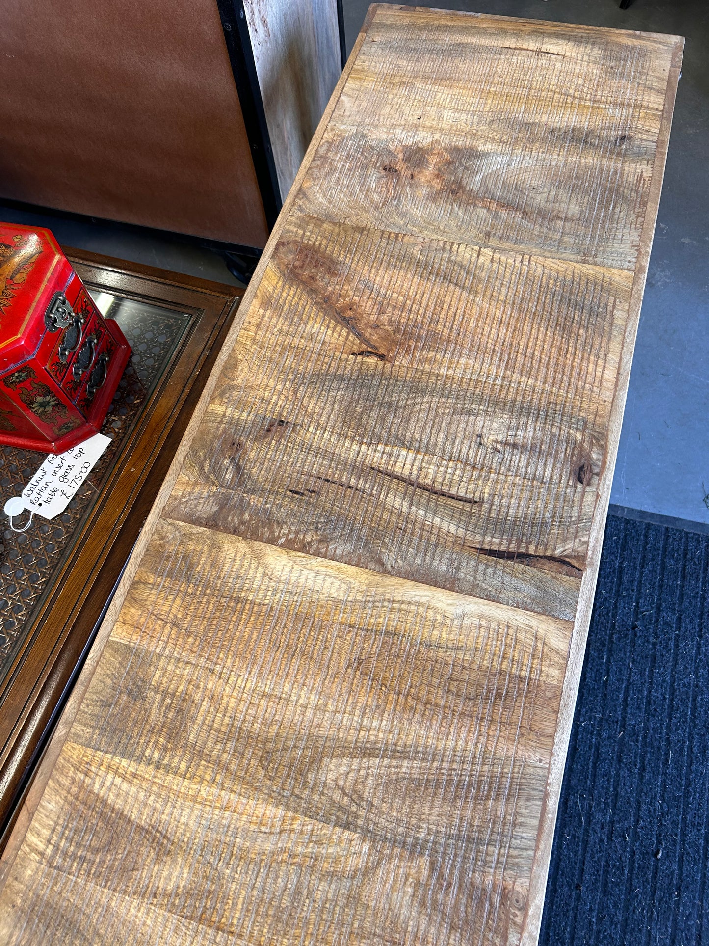 Industrial Trolley Style TV Stand or side table