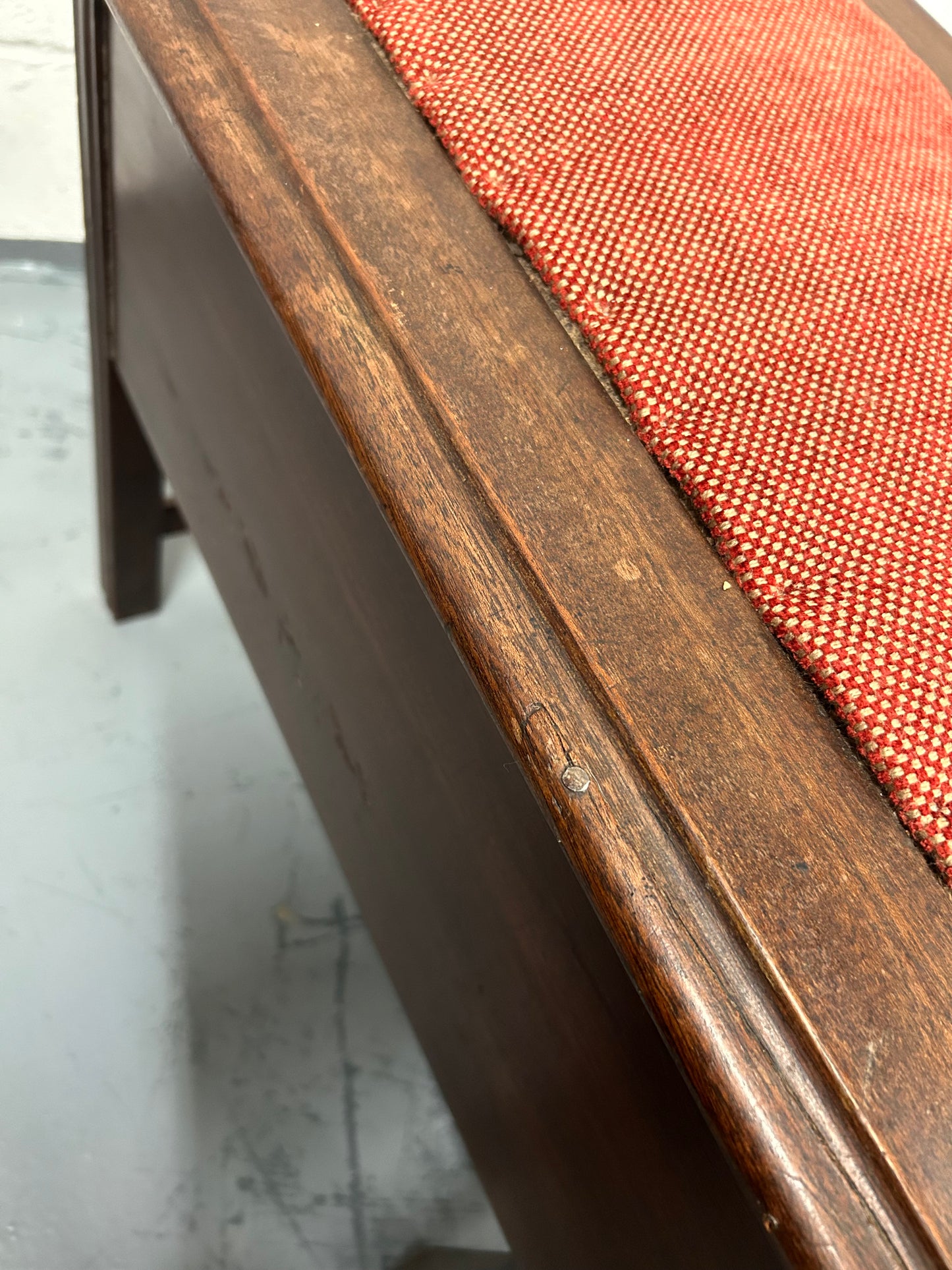 Unusual Vintage stool seat with drawers underneath useful item.