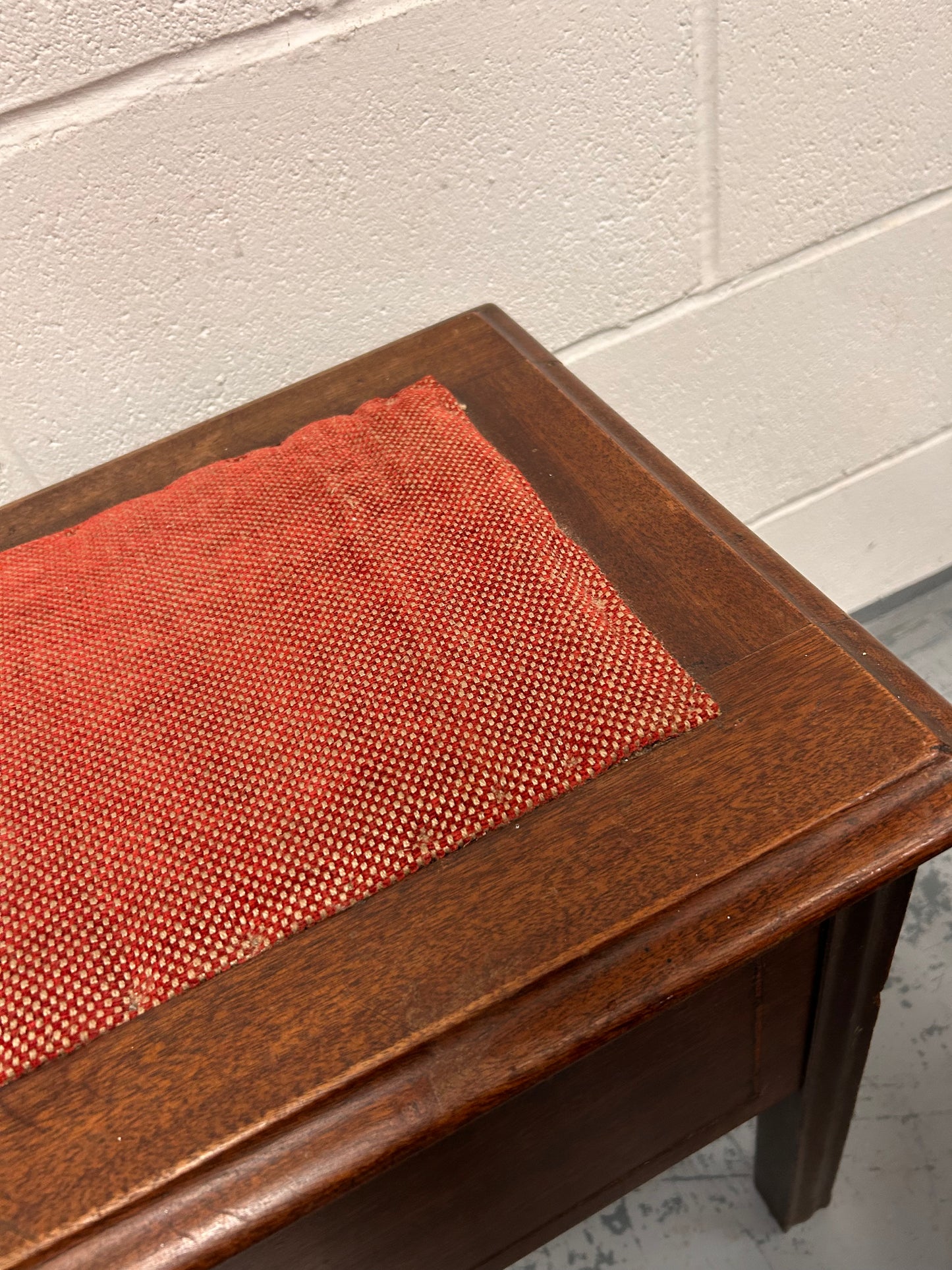 Unusual Vintage stool seat with drawers underneath useful item.