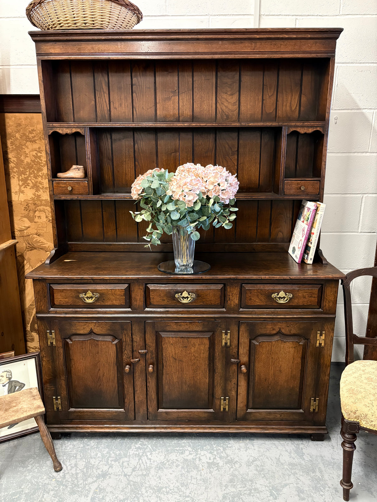 Quality Country House Antique Oak Dresser Kitchen Dining Room ~ UK Delivery