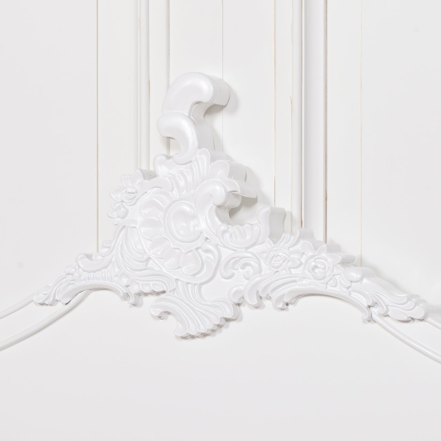 Beautiful Ornate French Style White 5ft King Size Headboard