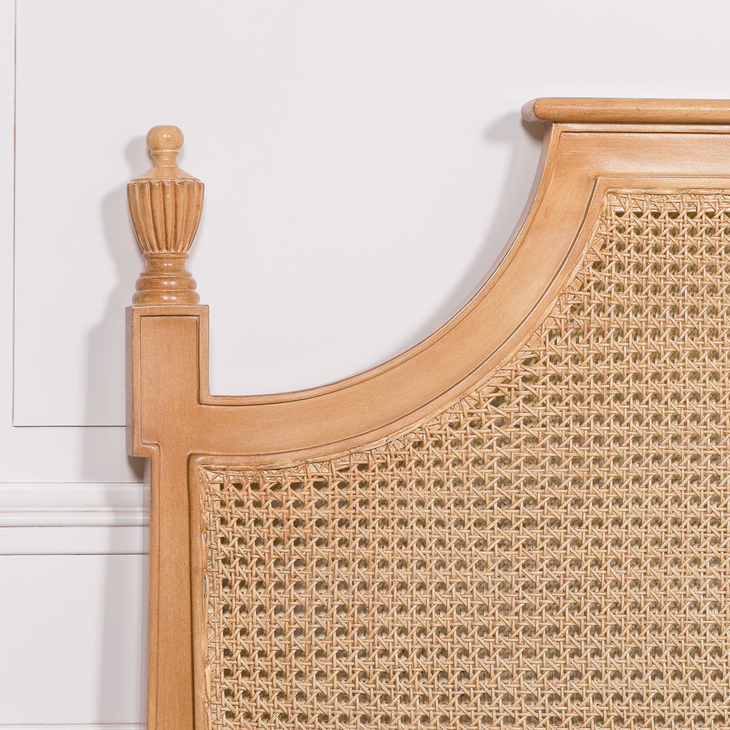 Stylish French Rattan Headboard 5ft King Size