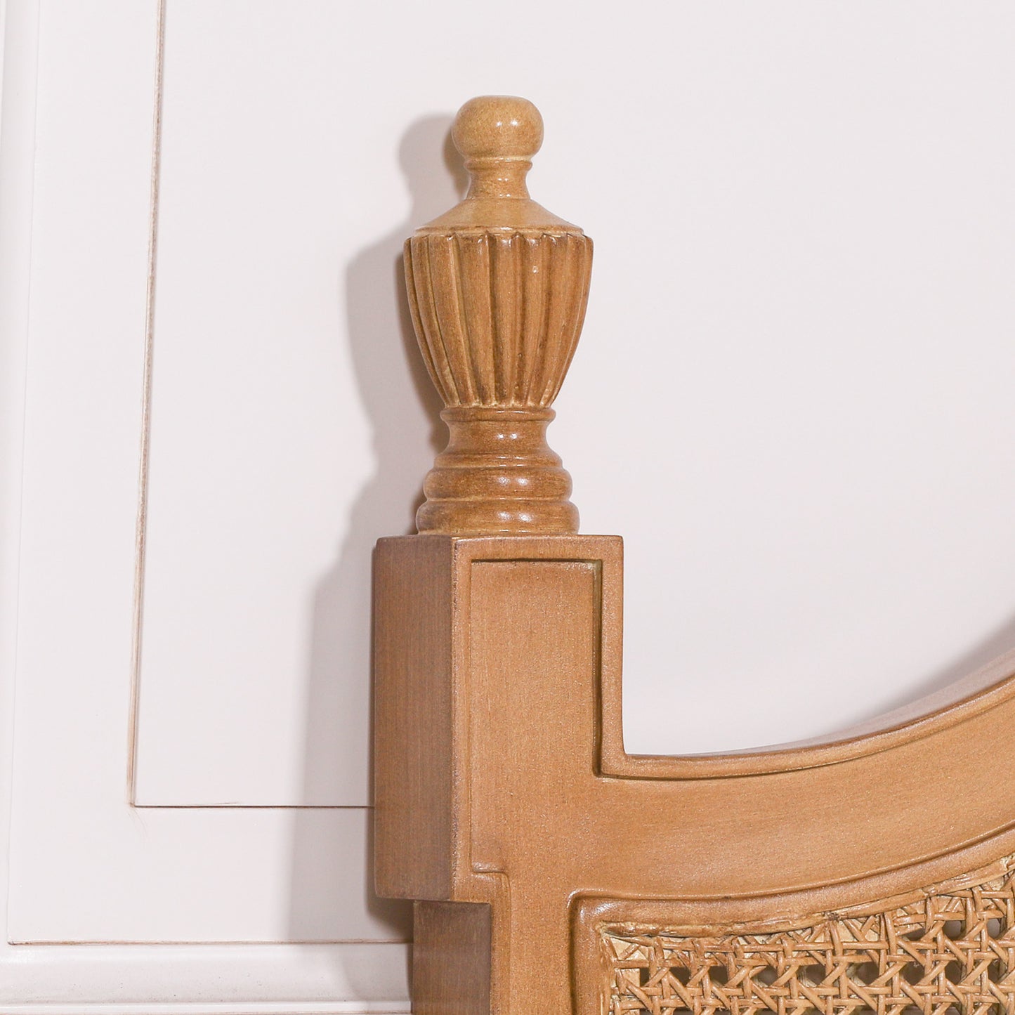 Stylish French Rattan Headboard 5ft King Size
