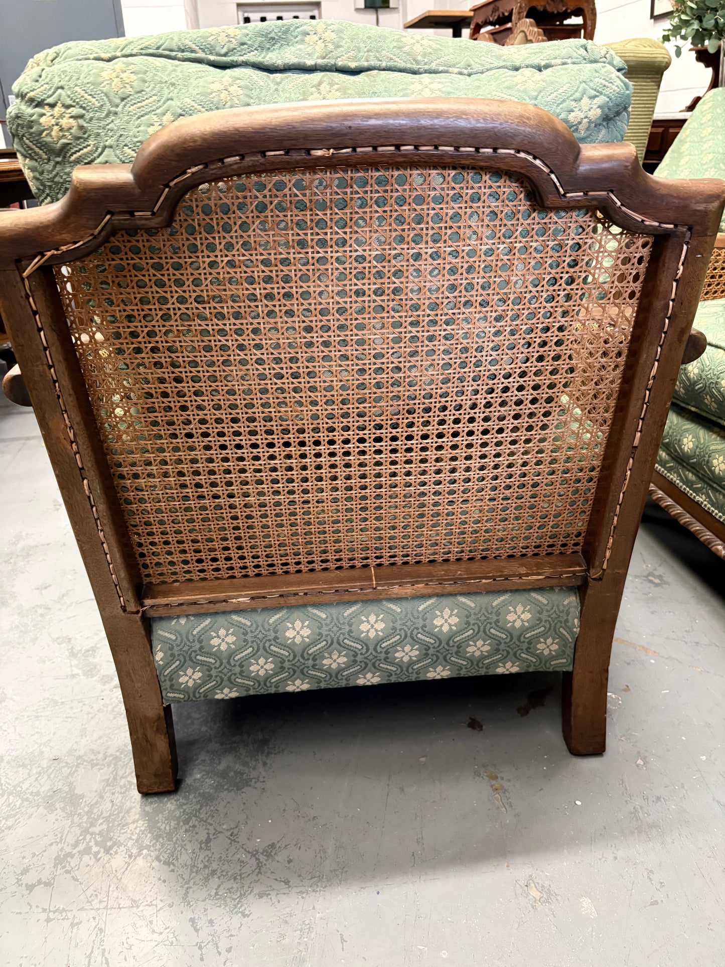 Antique Bergere 3 seater Sofa & 2 Chairs Great Condition