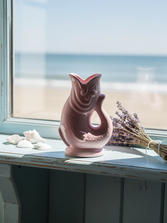 Quirky open mouth fish gluggle type vase Retro Vintage design classic ￼￼