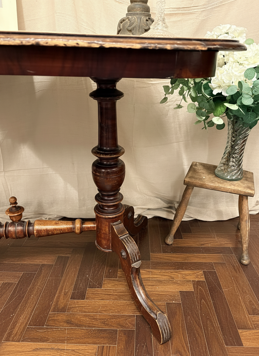 Traditional Victorian Mahogany sofa side / console Table / Desk /Dressing Table