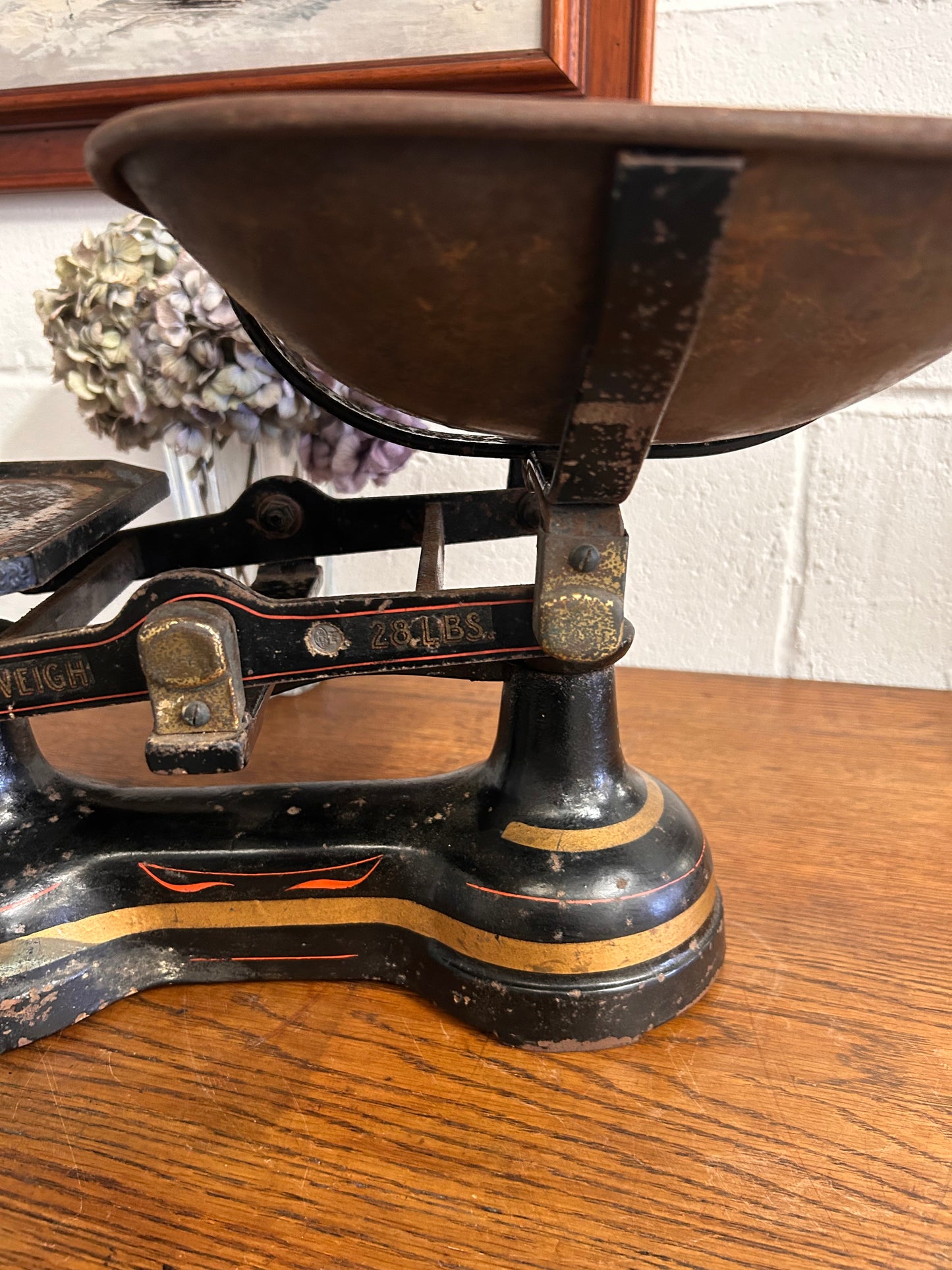 Rare Vintage Grocers Scales by Baxendales of Manchester no weights Good Condition