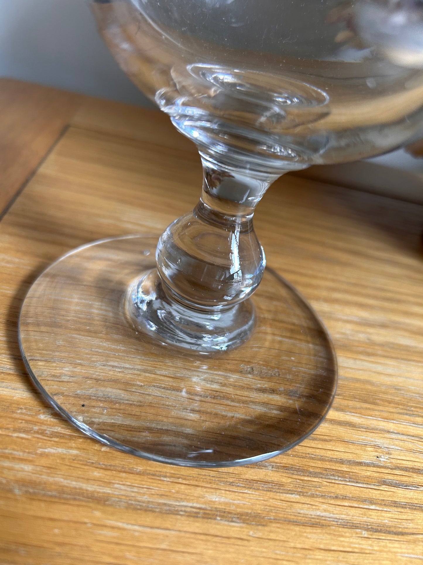 Beautiful Antique Victorian Glass etched celery vase ideal for flowers or candle