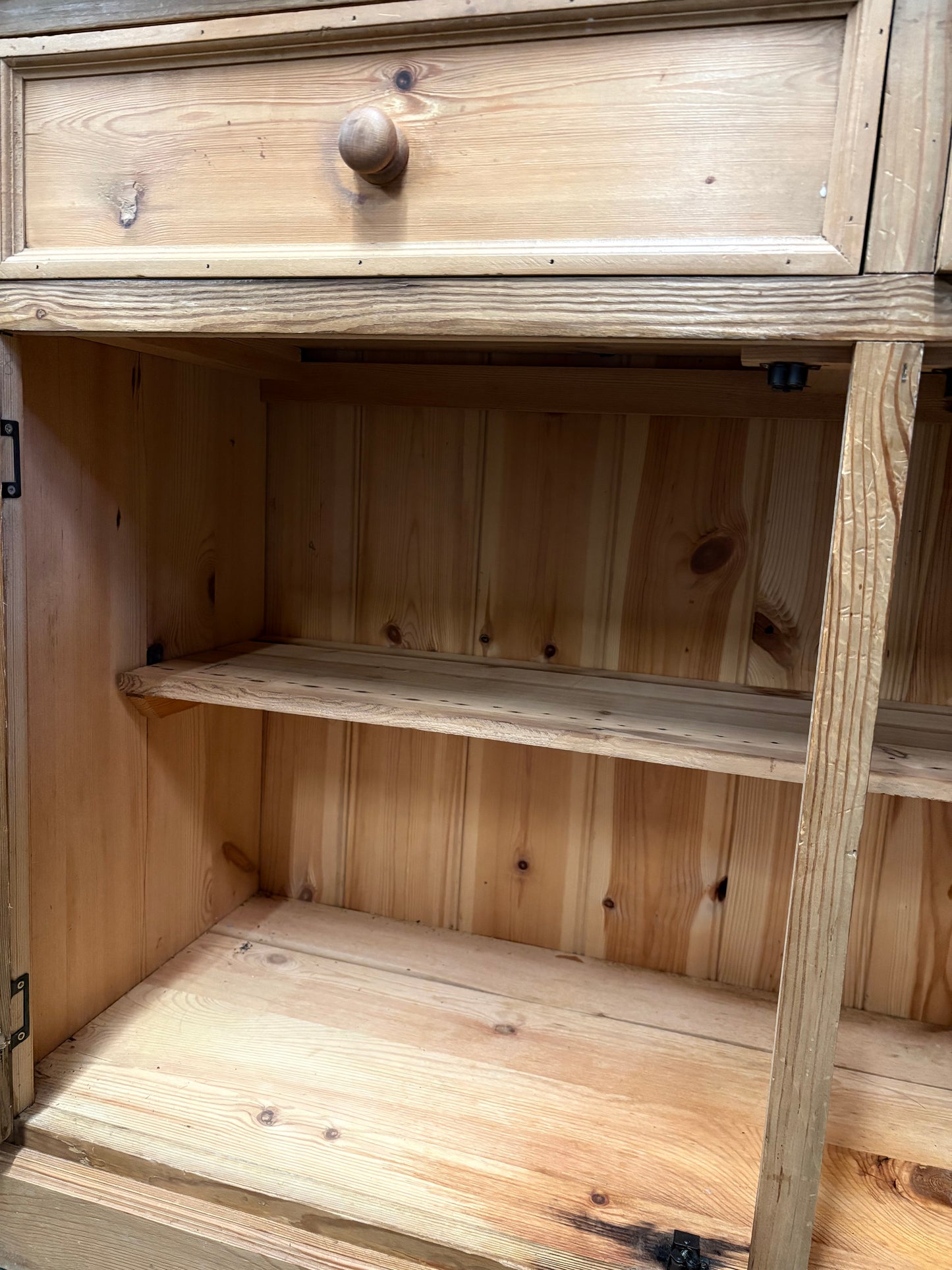 Large Solid Pine Traditional Country Kitchen Dresser Display Storage UK Delivery