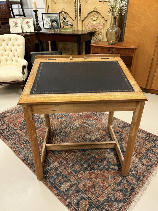Victorian Pine Library Writing Study Desk - Compact home office