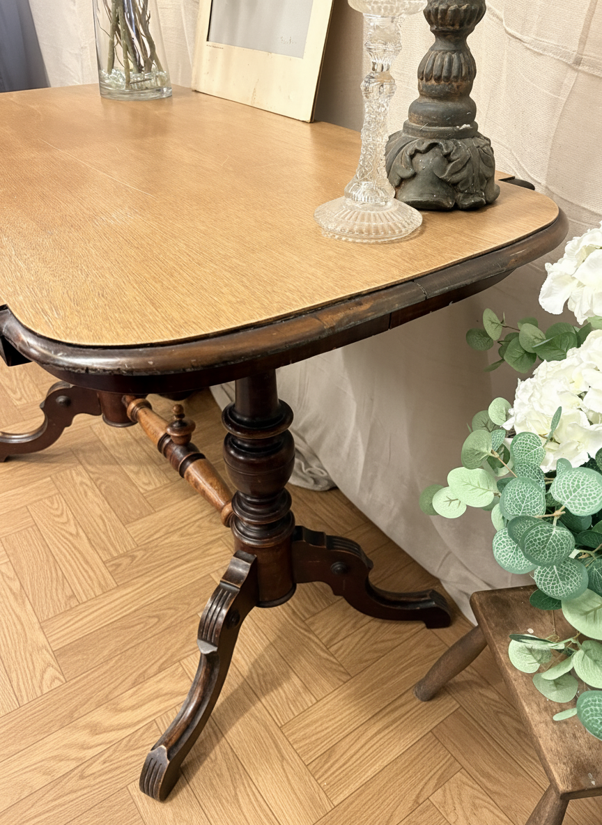 Traditional Victorian Mahogany sofa side / console Table / Desk /Dressing Table