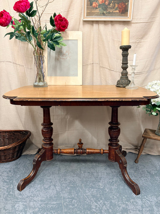 Traditional Victorian Mahogany sofa side / console Table / Desk /Dressing Table