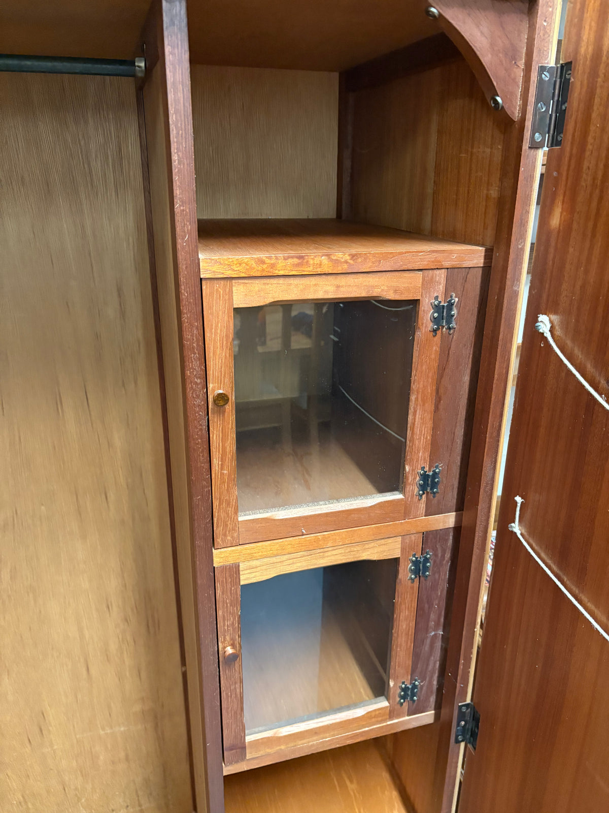 A 1955 Fox Furniture - Maple Wardrobe fitted out - Great Condition UK Delivery