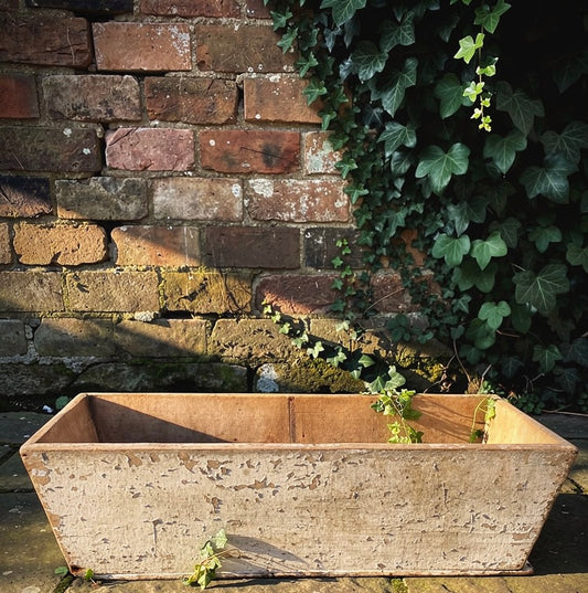 19thC Huge Painted Pine Farmhouse trough - Logs, kindling, storage, country house