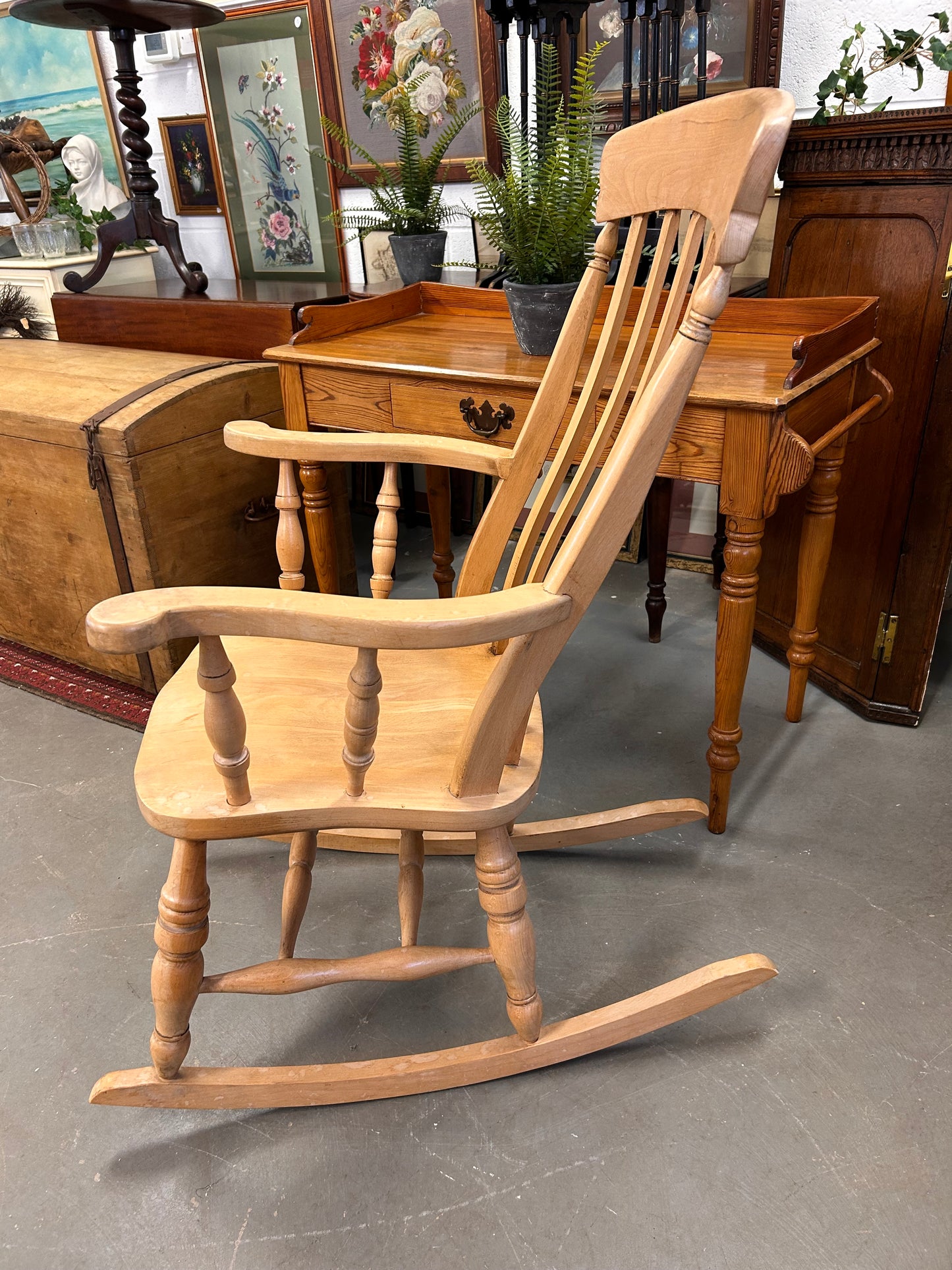 Victorian design Adults Solid Beech rocking chair country farmhouse style