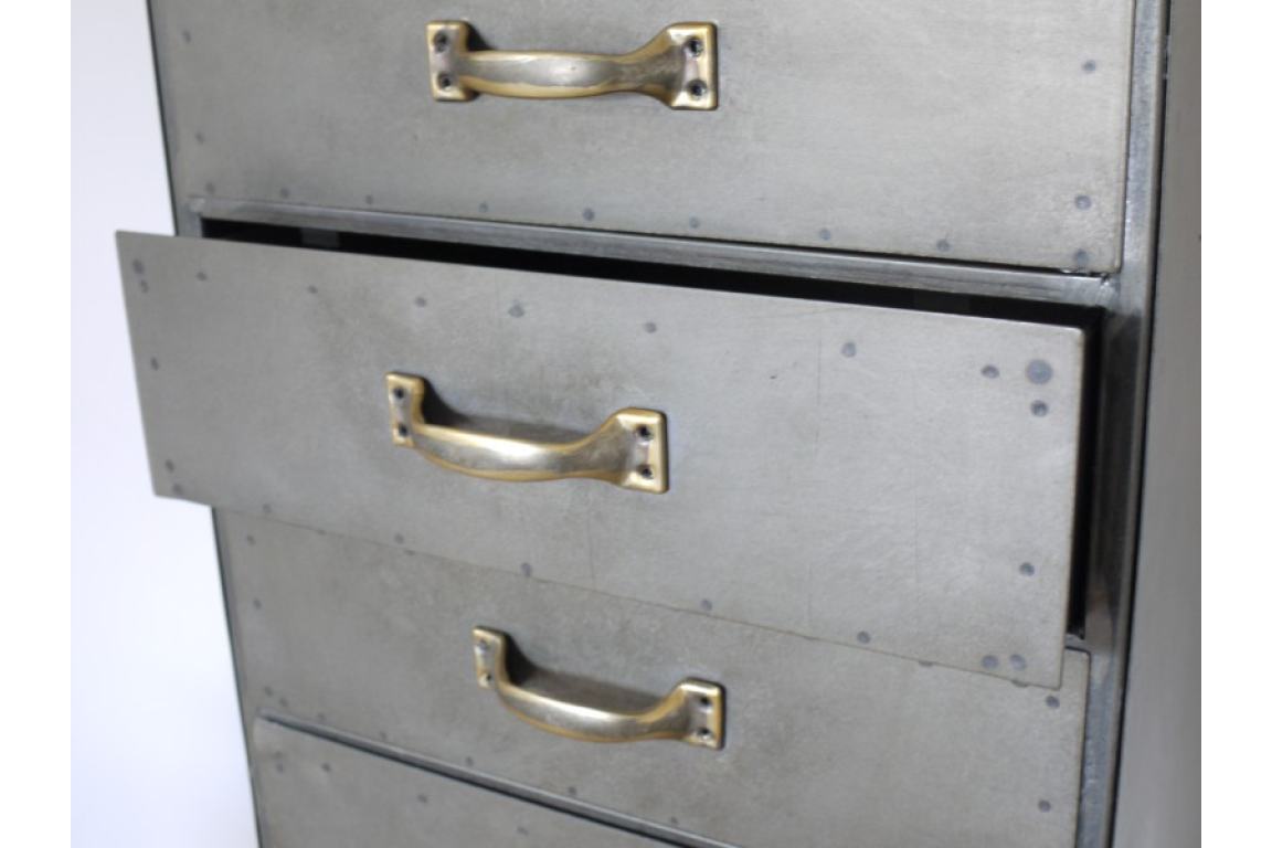 10 drawer industrial metal Filing cabinet for office crafts paperwork storage