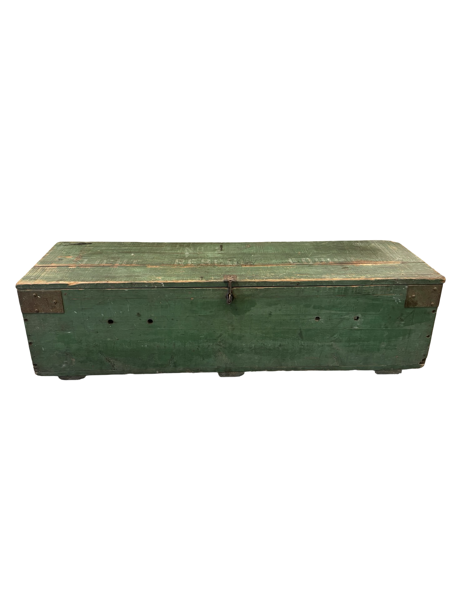 Military WW2 Light Rescue Equipment chest great coffee table and storage