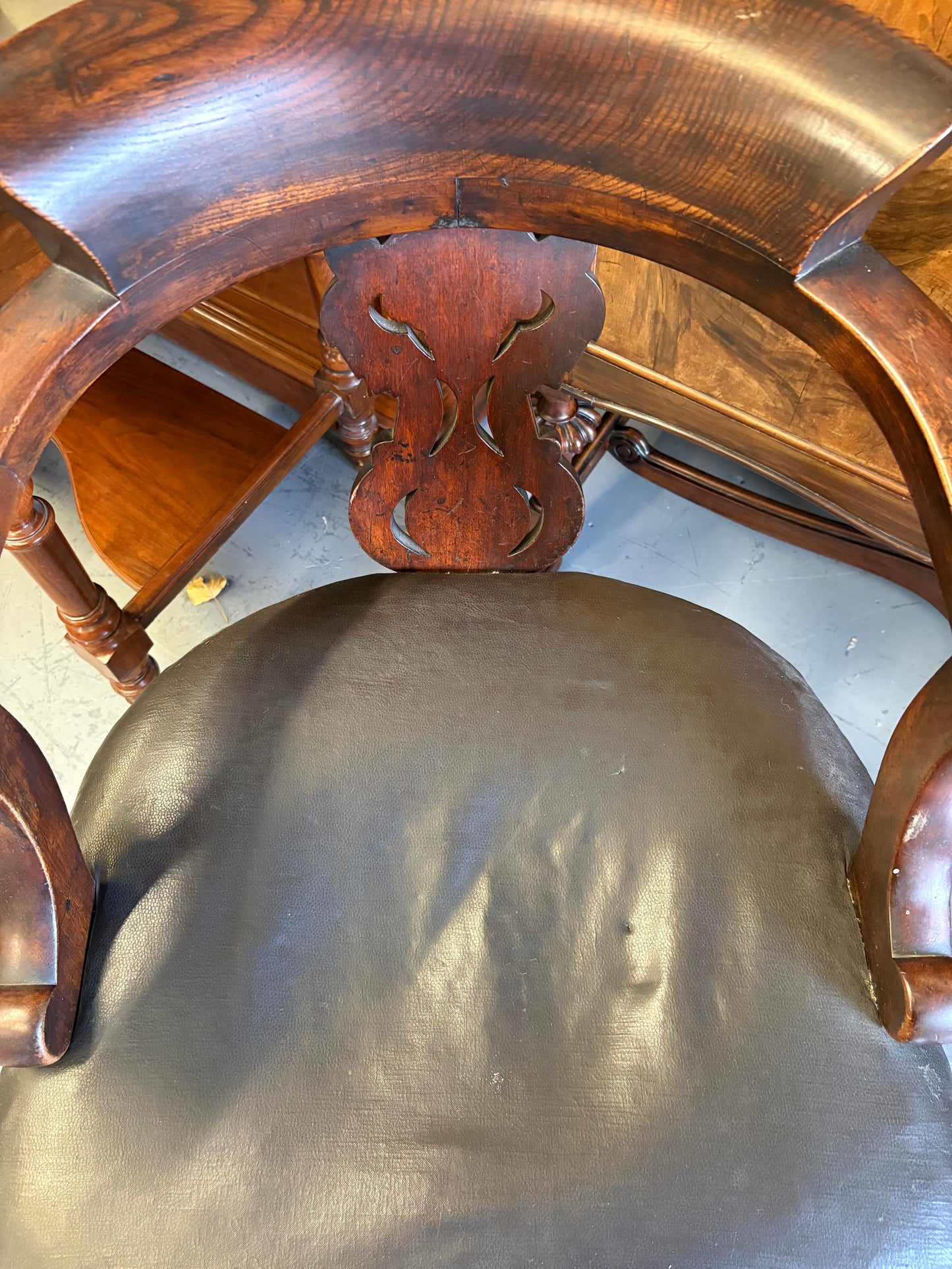 Smokers Bow armchair - solid sturdy. Beautiful quality item.  Great desk chair