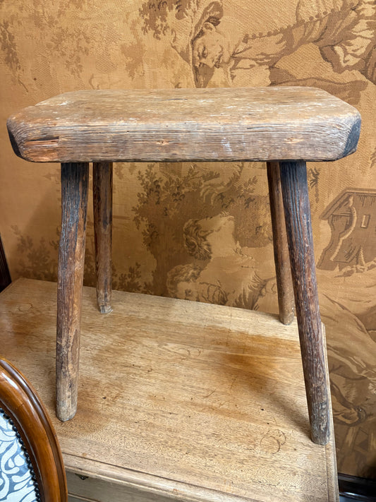 19th‑century Eastern European milking stool in untouched original condition Excellent item