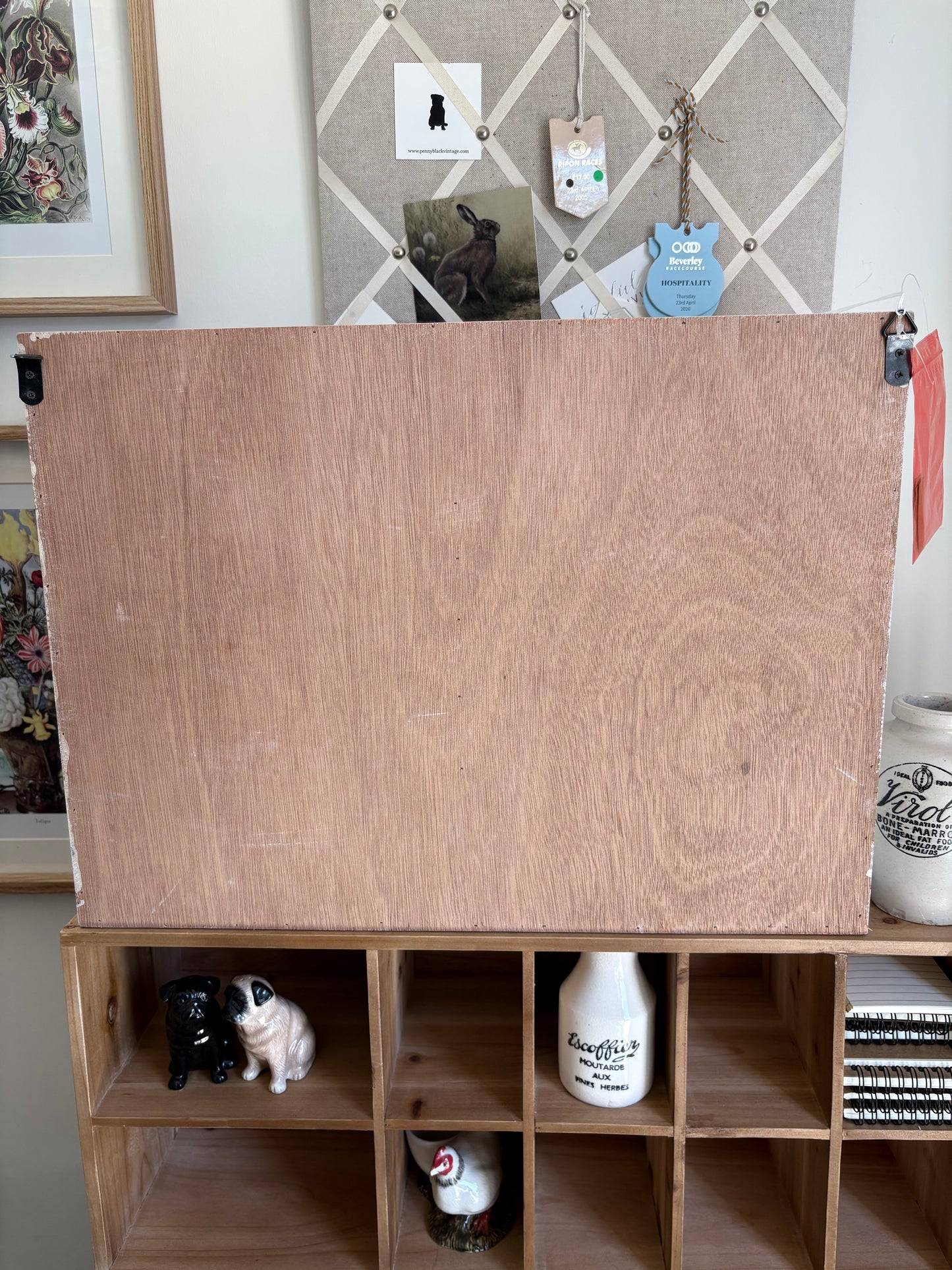 White Wood Pigeon hole Shelf Unit Crafts Kitchen Sorting Storage