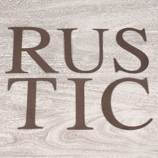 Rustic Vintage Style Rusty Letters
