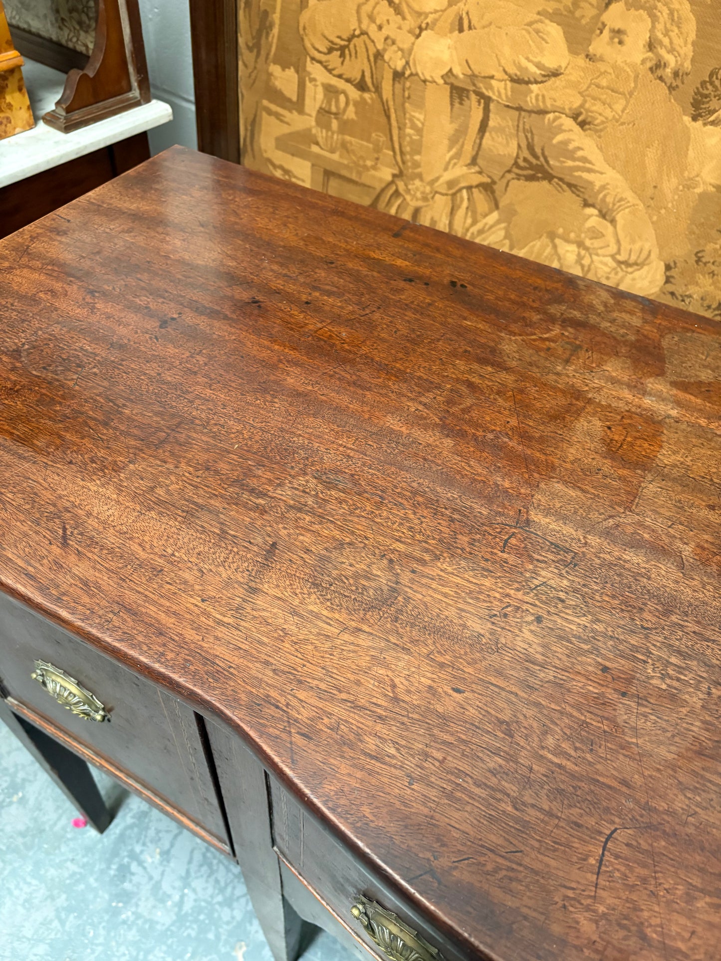 Country House Antique Georgian Mahogany sideboard Console table cupboard