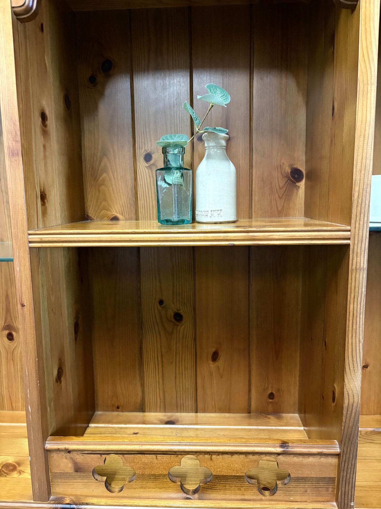 Vintage Pine Country Kitchen Dresser - Display Storage UK Delivery Ex Condition