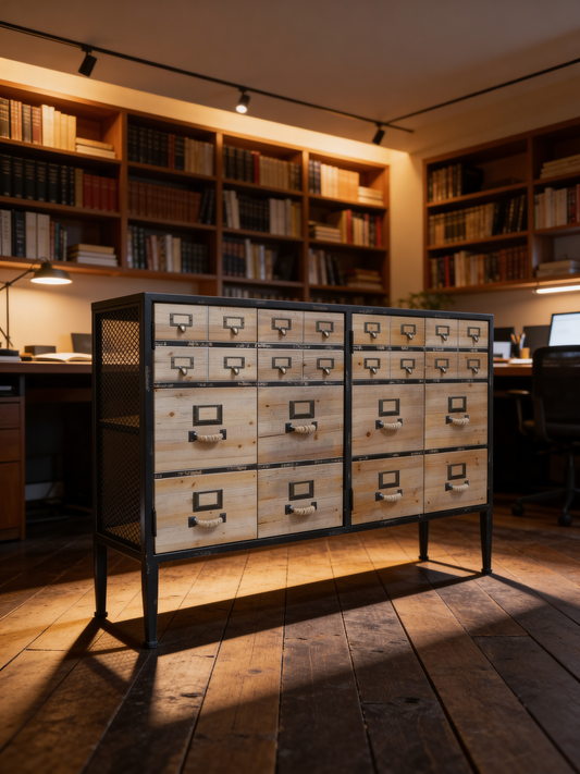 Multi Index Drawer effect cupboard / cabinet with spacious storage compartments