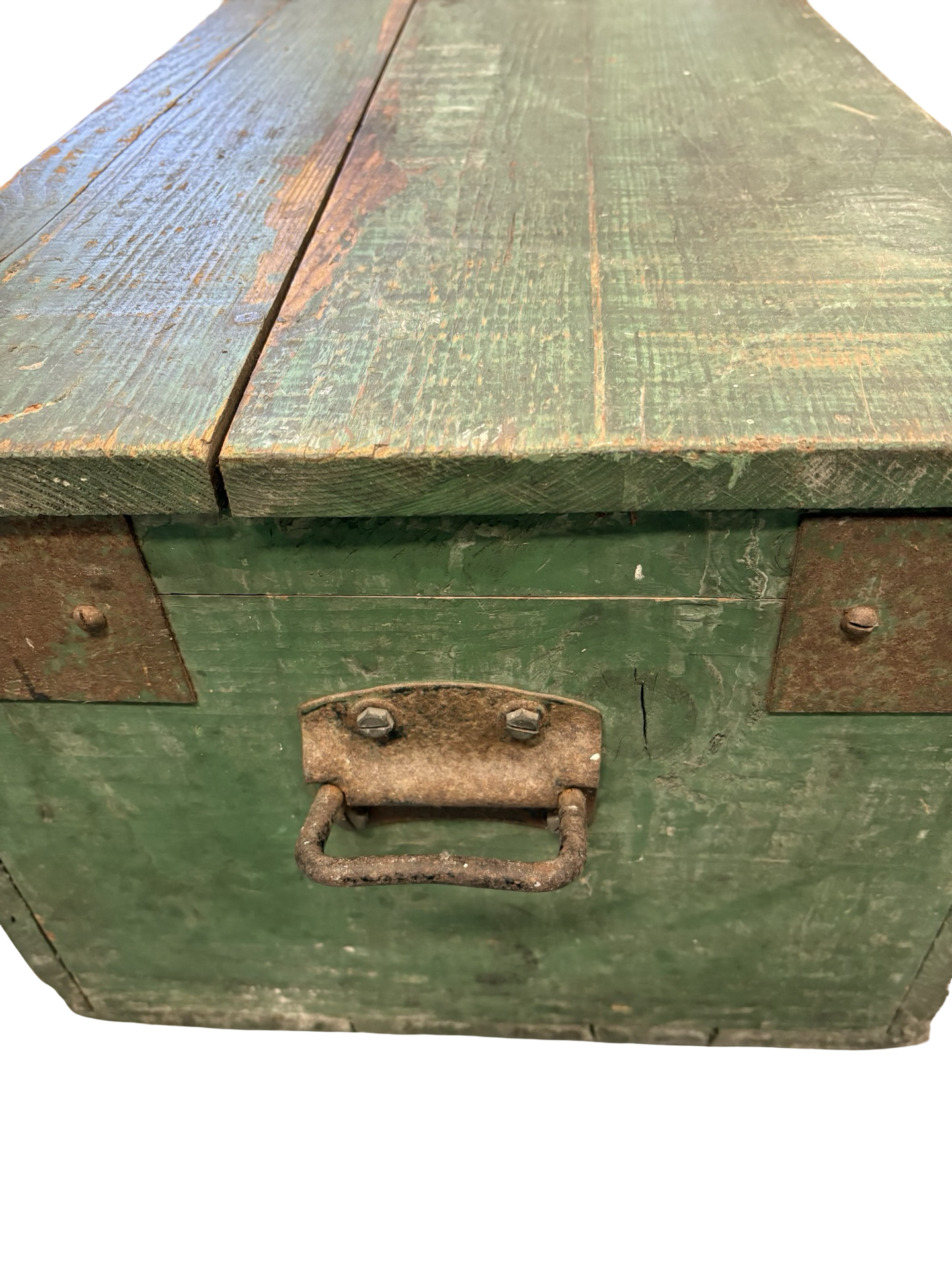 Military WW2 Light Rescue Equipment chest great coffee table and storage