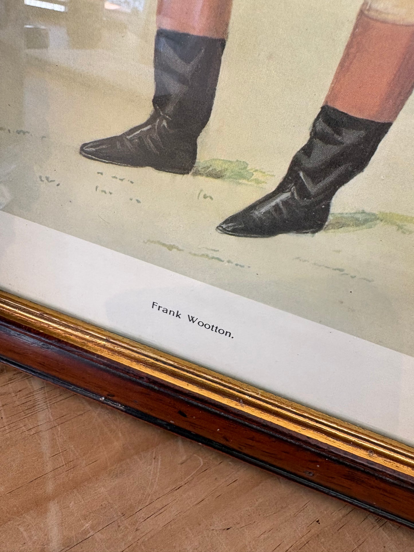 An Old vintage framed Vanity Fair magazine print 1800’s