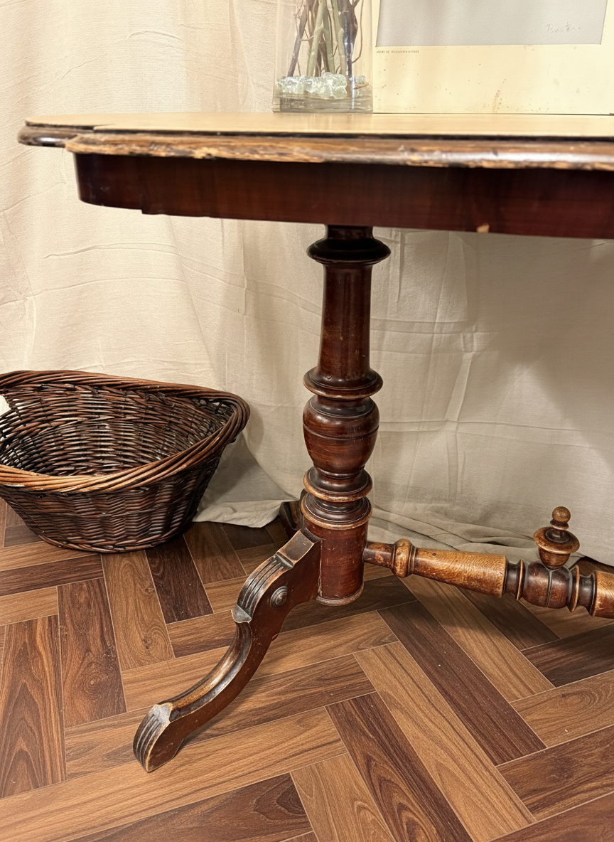 Traditional Victorian Mahogany sofa side / console Table / Desk /Dressing Table