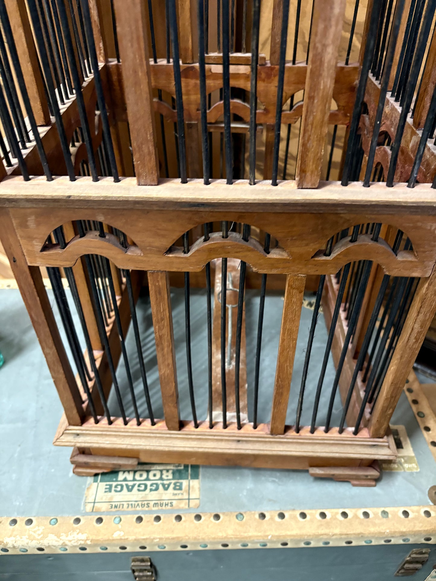 Edwardian Boxwood Birdcage - Decorative Antique piece Eclectic Interiors