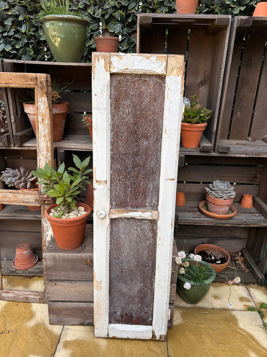 French vintage reclaimed decorative white shabby window garden decor
