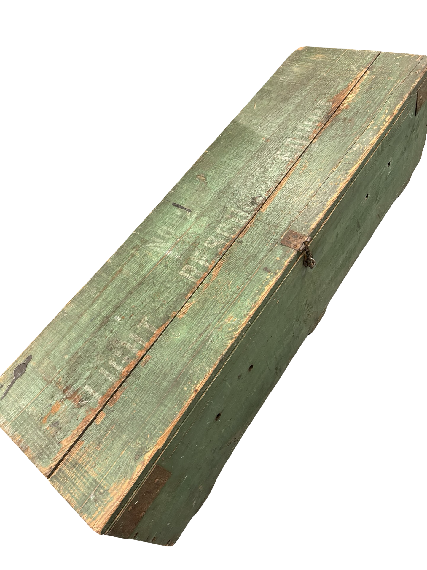 Military WW2 Light Rescue Equipment chest great coffee table and storage