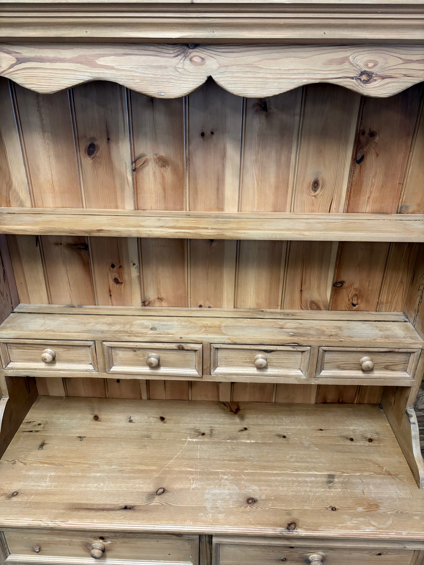 Large Solid Pine Traditional Country Kitchen Dresser Display Storage UK Delivery