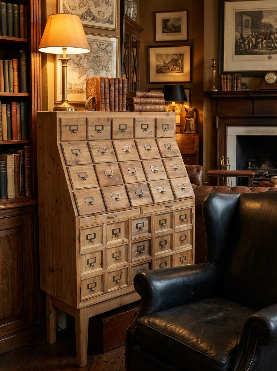 Apothecary Style Multi Drawer Office Craft Storage Cabinet Delivery