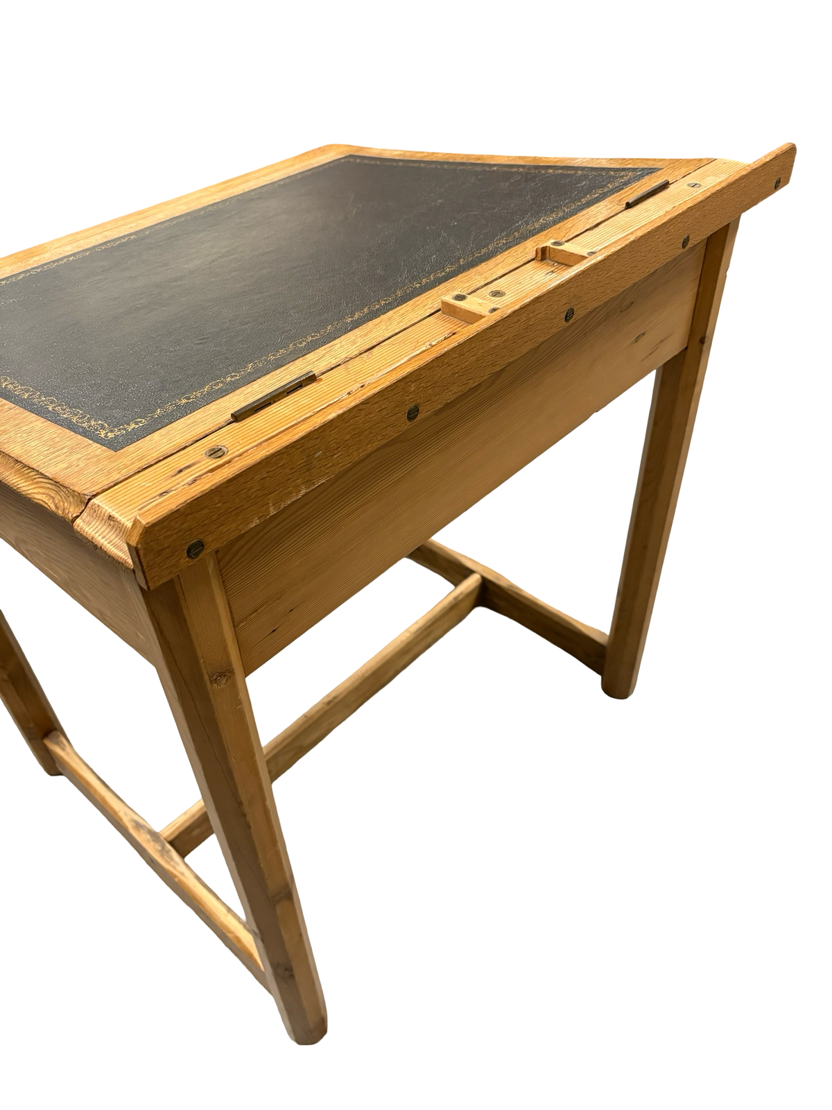 Victorian Pine Library Writing Study Desk - Compact home office