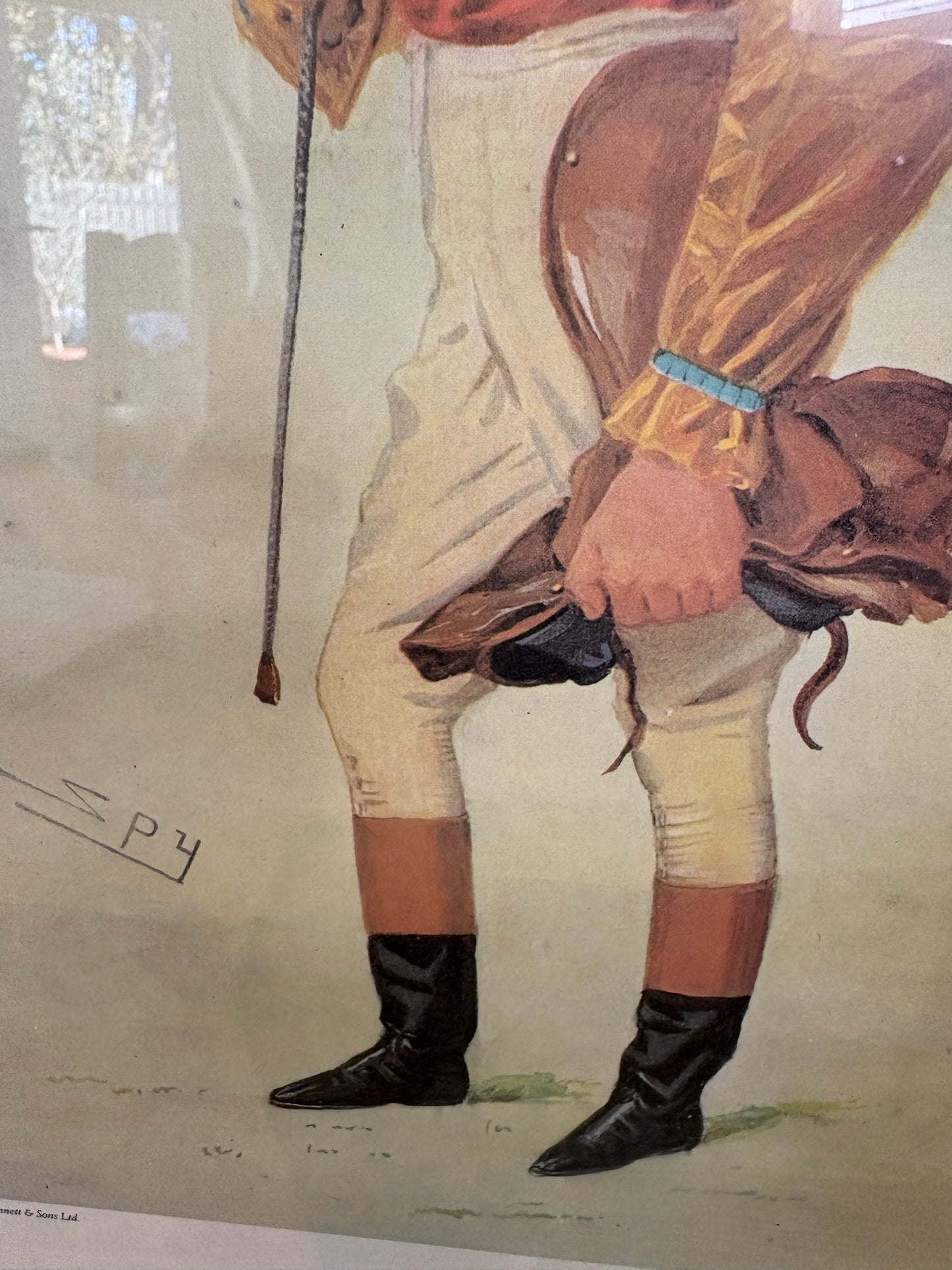 An Old vintage framed Vanity Fair magazine print 1800’s