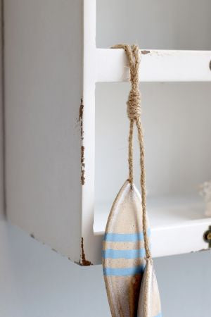 White Wood Pigeon hole Shelf Unit Crafts Kitchen Sorting Storage