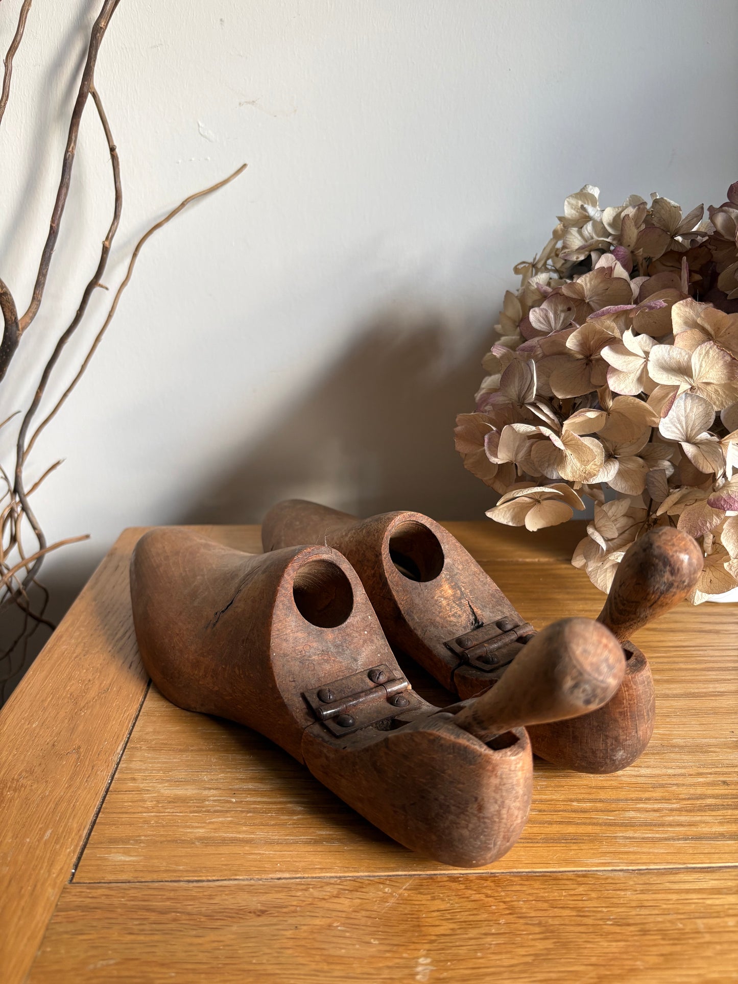 Lovely Old Wooden shoe Stretchers Decorative quirky collectibles