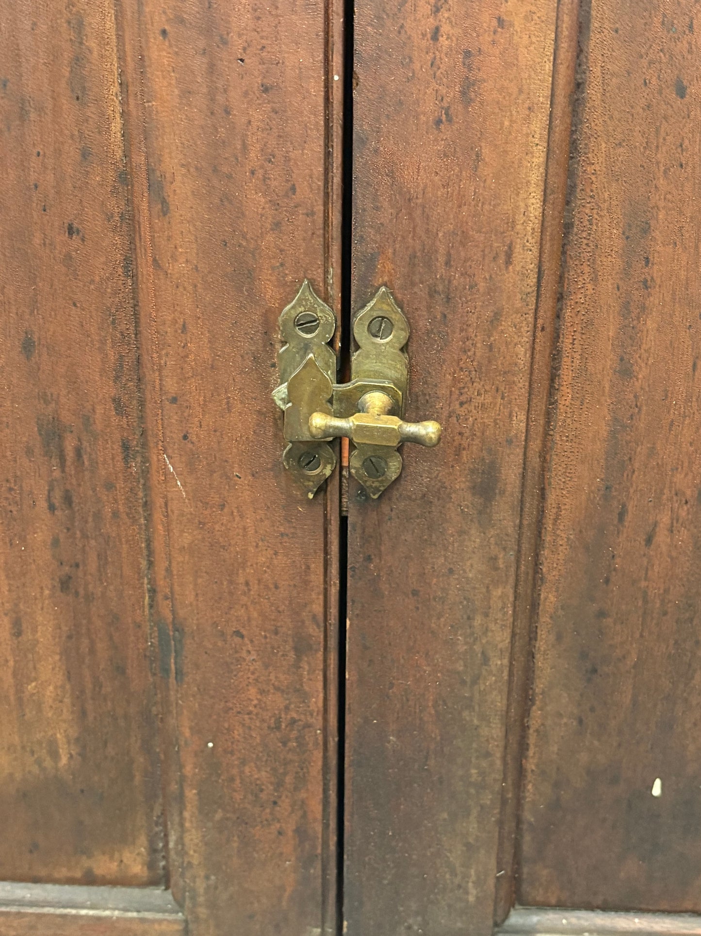 Victorian Antique Office Clerks storage cupboard with original fittings rustic unique item