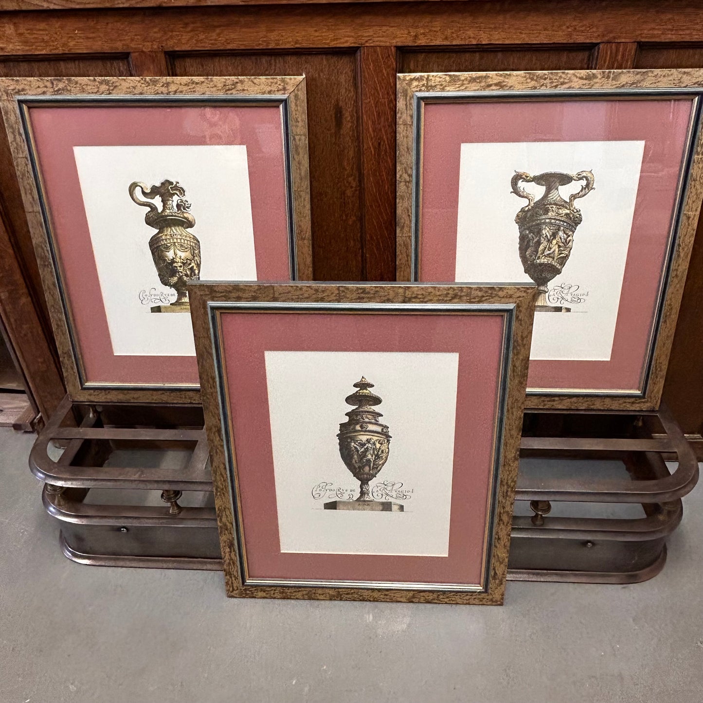 Trio of large impressive prints - Decorative - Rome- Architecture