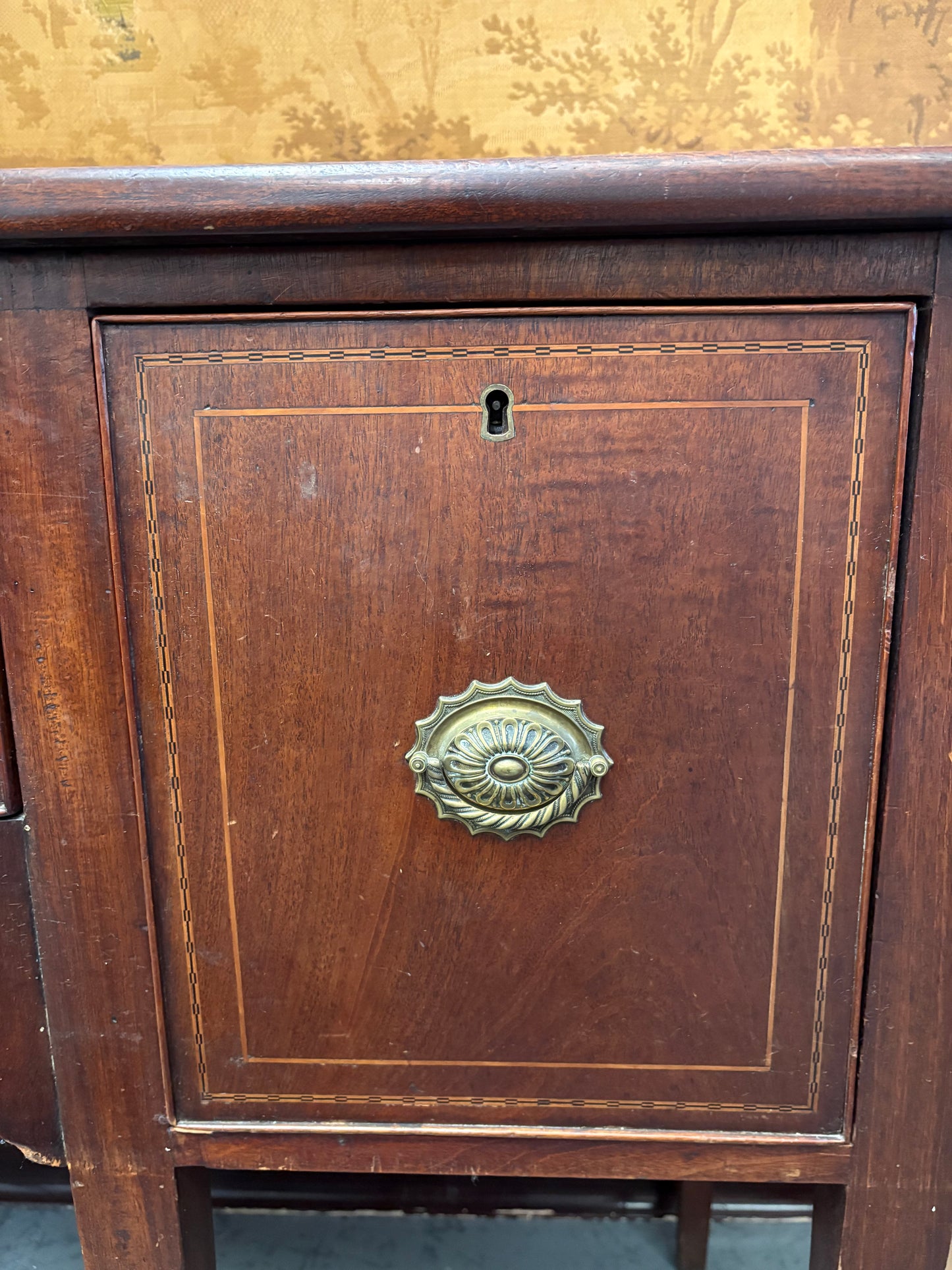 Country House Antique Georgian Mahogany sideboard Console table cupboard